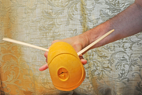 ball squeezed from side to side