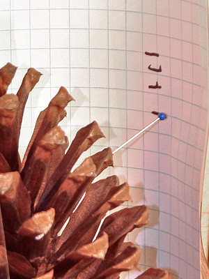 Marking the humidity scale