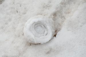 coiled snow structure coiled snow structure